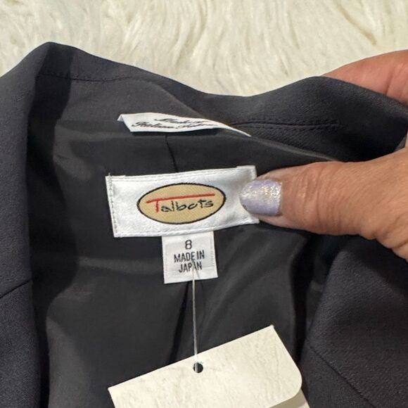 Talbots Dark Grey Two-Piece Suit Set Size 8 NWT - Picture 9 of 12